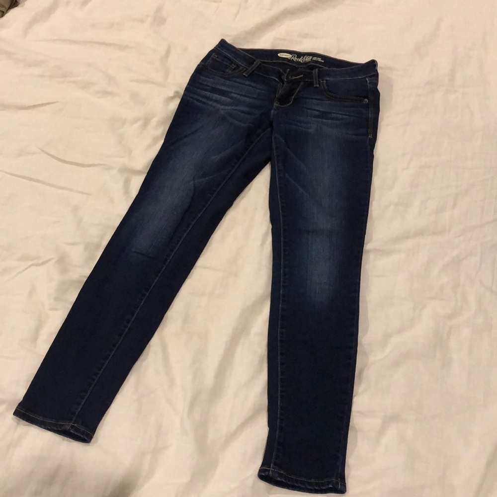Old Navy Low Rise Dark Wash Jeans